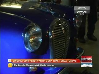 Sindiket curi kereta antik guna 'kereta penunda ' tumpas