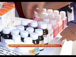 Kerajaan tanggung kos perubatan kesihatan 98 peratus