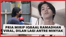 Pria Mirip Iqbaal Ramadhan Viral, Warganet: Dilan Lagi Antre Minyak