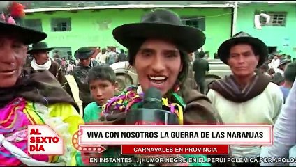 Carnavales en provincia y guerras de naranjas
