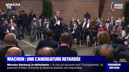 Face à la crise ukrainienne, la candidature d'Emmanuel Macron retardée