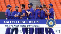 India vs West indies 3rd T20 Highlights 2022 | Ind vs WI