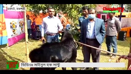livestock exhibition and certificates distribution in Charghat