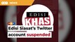 Edisi Siasat says suspension of its Twitter account linked to claims involving tycoon’s son