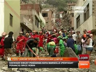 Peru lancar operasi pembersihan lumpur