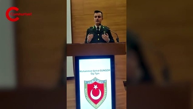 Milli Savunma Üniversitesi mezuniyet töreninde dua