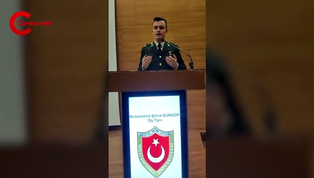 Milli Savunma Üniversitesi mezuniyet töreninde dua