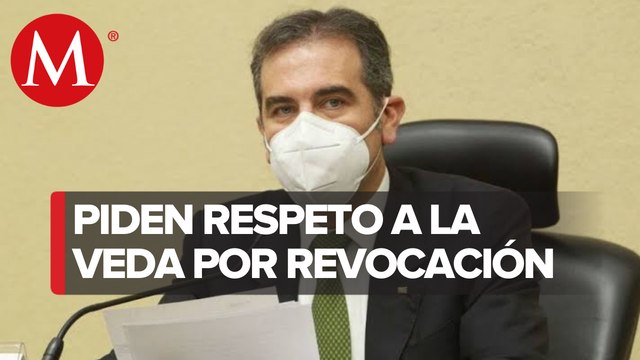 Lorenzo Córdova pide respetar veda por revocación de mandato