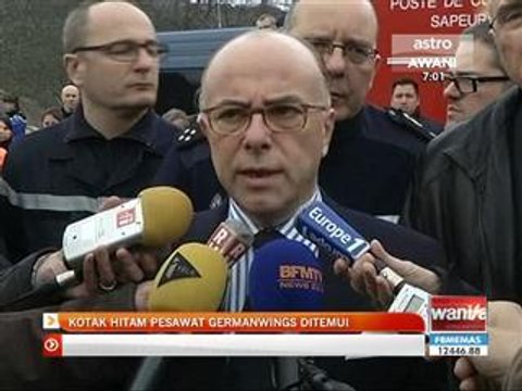 Kotak hitam pesawat Germanwings ditemui