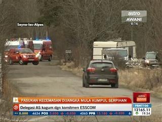 Pasukan kecemasan dijangka mula kumpul serpihan