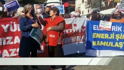 'Antalya'da geçinemiyoruz' diyenler elektrik zamlarına karşı sokağa çıktı