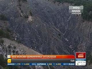 Misi mencari Germanwings diteruskan