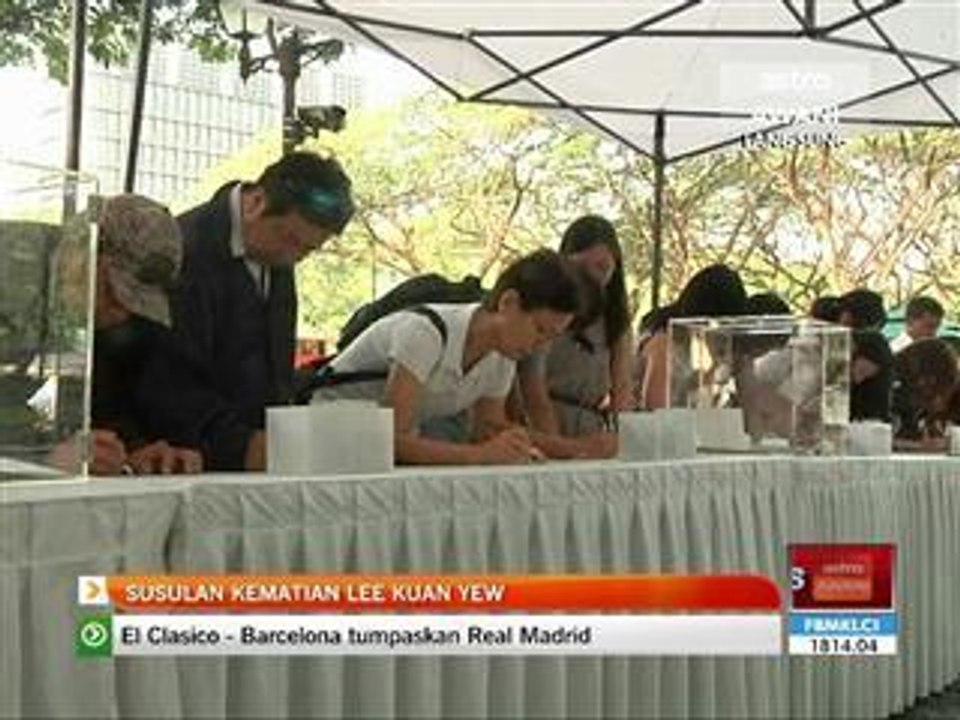 Susulan kematian Lee Kuan Yew