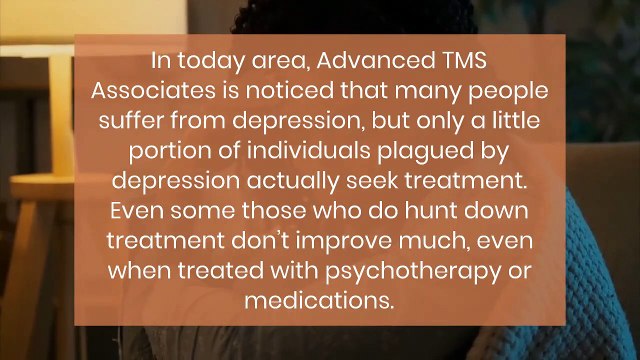 There are several benefits to using transcranial magnetic stimulation therapy | Advanced TMS Associates