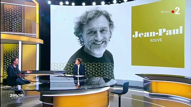 Jean-Paul Rouve propose un moment de silence à Laurent Delahousse dans 20h30 le dimanche en direct sur France 2
