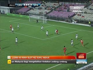 Lions XII raih slot ke suku akhir