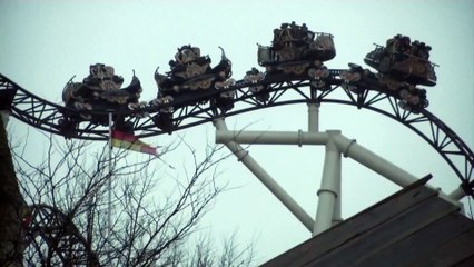 Siete horas atrapados en una montaña rusa belga
