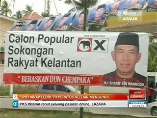 SPR harap lebih 70 peratus keluar mengundi