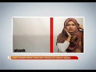 Hos stesen radio dikecam pengguna media sosial