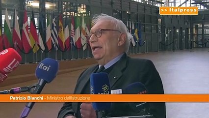 Scuola, Bianchi "Convergenza tra Paesi Ue su digitale e sicurezza"