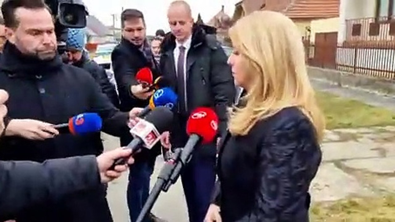 ZÁZNAM: Prezidentka SR Zuzana Čaputová si uctila pamiatku Jána Kuciaka a Martiny Kušnírovej