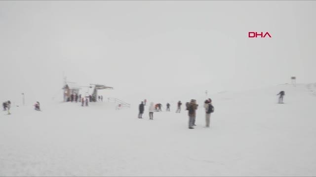 DAVRAZ MOTOSNOW YARIŞLARI NEFES KESTİ