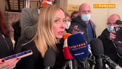Quirinale, Meloni: "Il centrodestra si muova compatto"