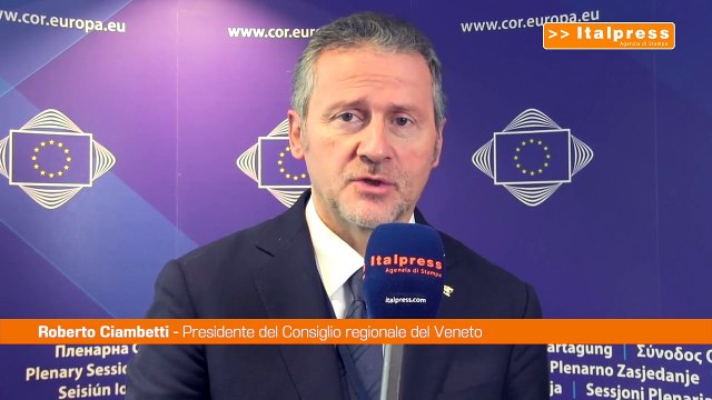 Ue, Ciambetti Senza le regioni non può esserci vera ripresa