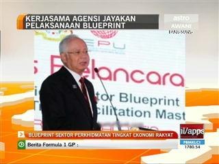 Blueprint sektor perkhidmatan tingkat ekonomi rakyat