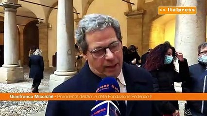Miccichè "La Fondazione Federico II ha fatto un lavoro straordinario"
