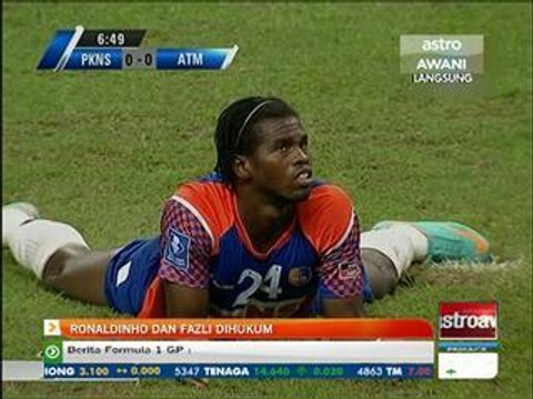 Ronaldinho dan Fazli dihukum