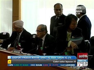 Eksport produk minyak sawit ke Iran turun 42.1%