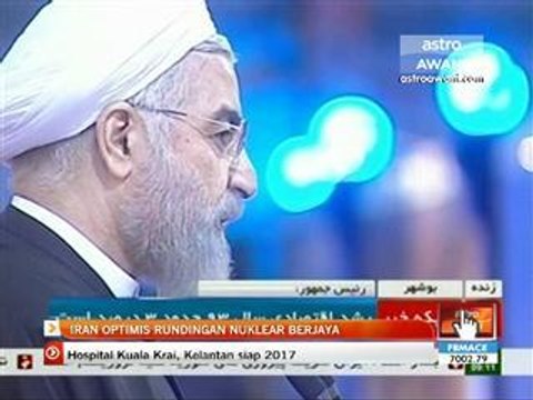 Iran optimis rundingan nuklear berjaya