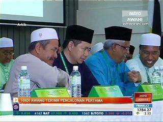 Hadi Awang terima pencalonan pertama