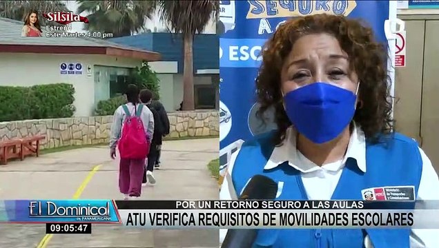 Retorno a clases: verifican que movilidades escolares cumplan requisitos para brindar el servicio
