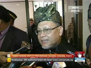 Tanah sesuai untuk perumahan sedang dikenal pasti