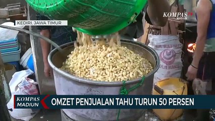 Omzet Penjualan Tahu Turun 50 Persen
