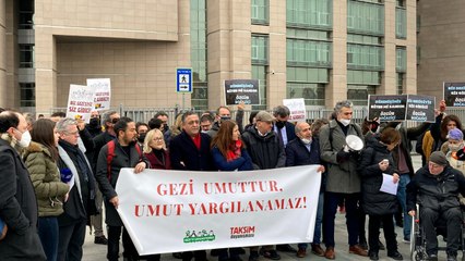 Gezi davası devam ediyor: İnatla söylüyoruz; Gezi'yi kirletemezsiniz