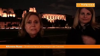 Nuova illuminazione stabile del Palatino meridionale