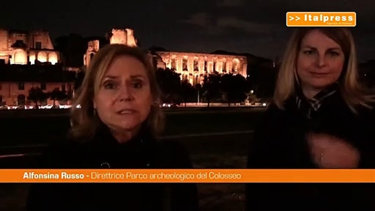 Nuova illuminazione stabile del Palatino meridionale