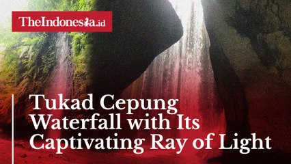 Tukad Cepung Waterfall with Its Captivating Ray of Light