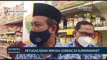 Petugas Sidak Minyak Goreng, Temukan Stok di Dalam Gudang