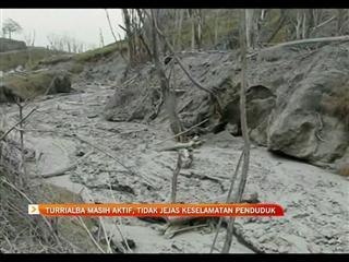 Turrialba masih aktif, tidak jejas keselamatan penduduk