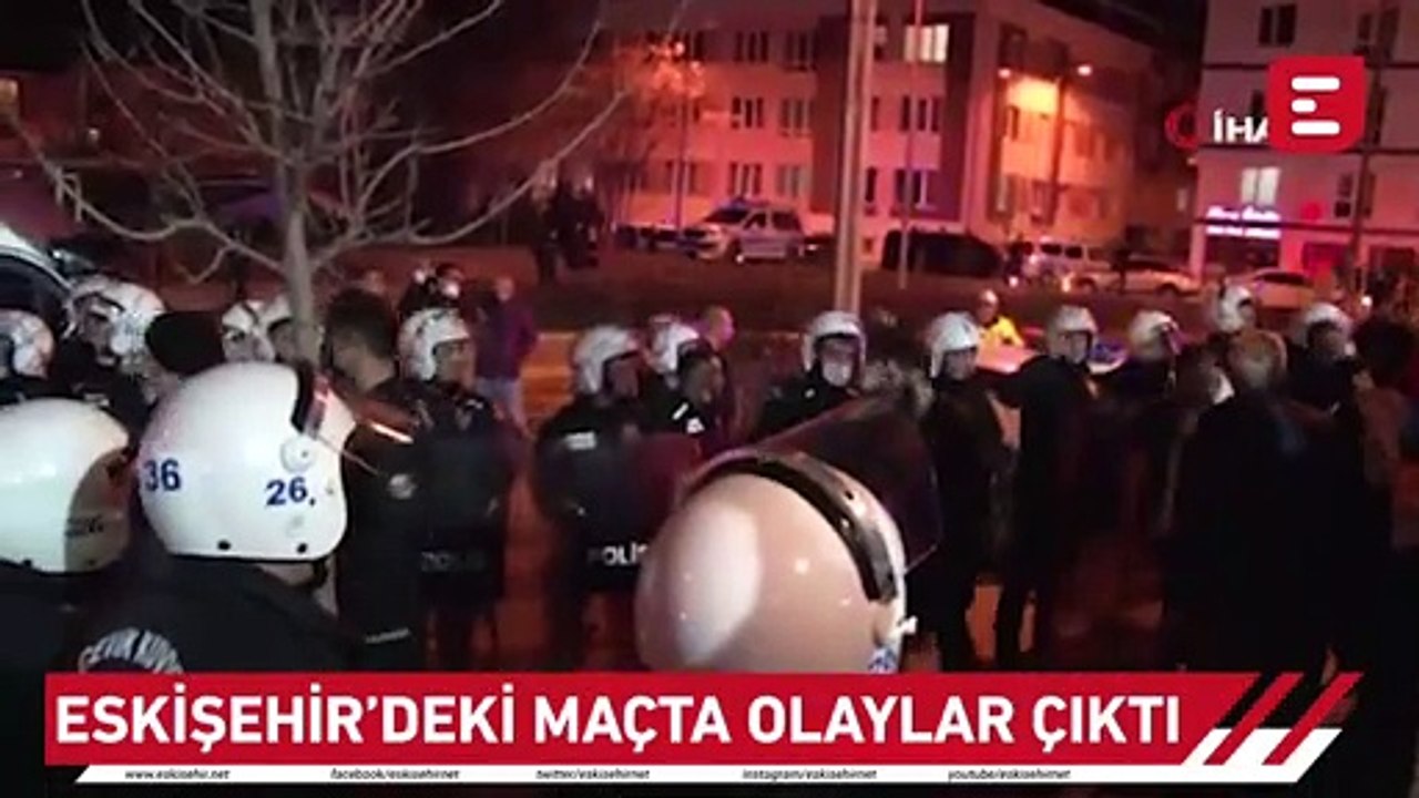 Eskişehir'deki maçta olaylar çıktı!