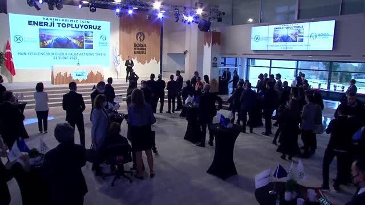 Borsa İstanbul'da gong Hun Yenilenebilir Enerji için çaldı