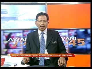 Pelan pendidikan ke arah mewujudkan peluang pekerjaan