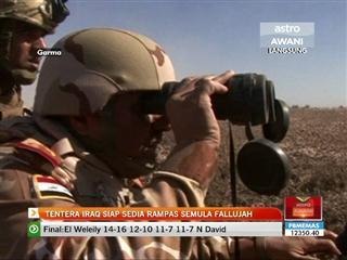 Tentera Iraq siap sedia rampas semula Fallujah