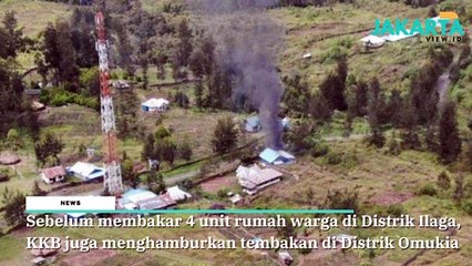 TEREKAM Drone, 7 KKB Papua Tenteng Senapan Serbu SS1, Tebar Teror di Kabupaten Puncak