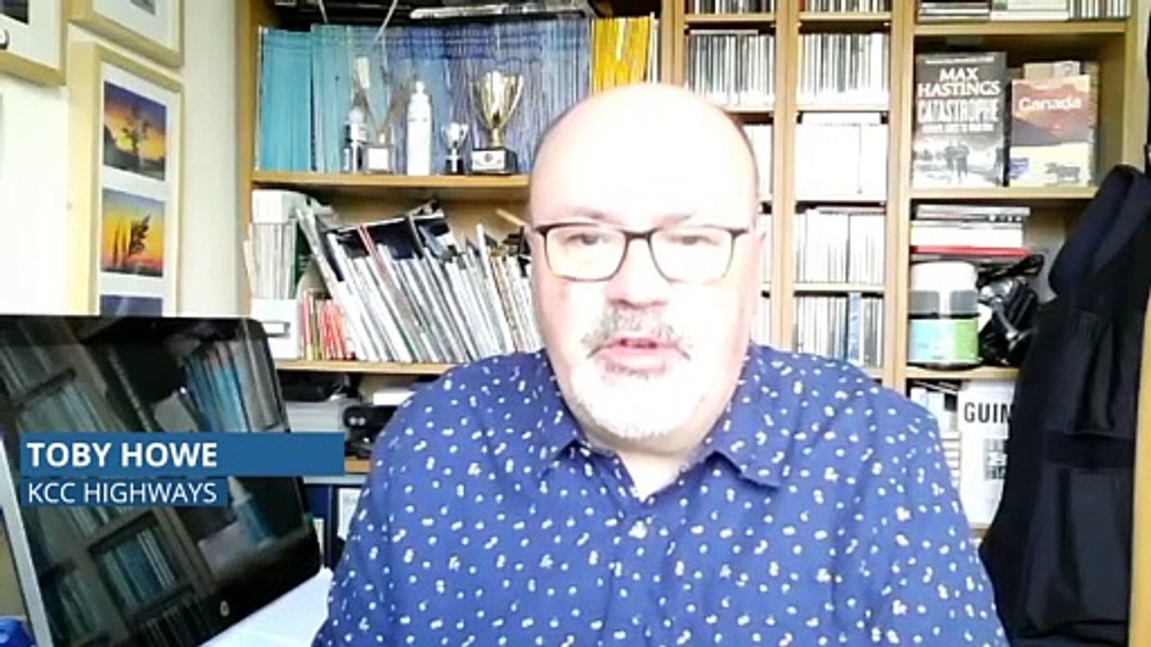 Toby Howe from KCC Highways says strong winds are continuing to cause disruption