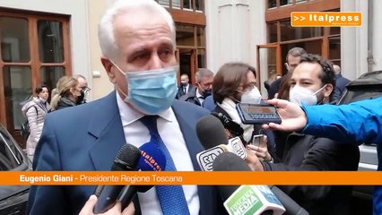 Toscana, Giani ”Approviamo bilancio con 160 mln in più rispetto 2020"